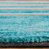 Network Rugs Abrash Stripes Blue/Grey Rug