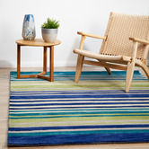 Network Rugs Abrash Blue/Green Rug