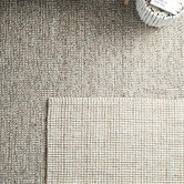 Network Rugs Natural &amp; Cream Hand-Loomed Wool-Blend Rug