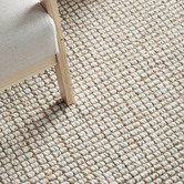 Network Rugs Natural &amp; Cream Hand-Loomed Wool-Blend Runner