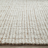 Network Rugs Natural &amp; Cream Hand-Loomed Wool-Blend Runner
