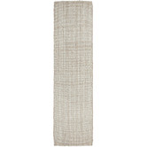 Network Rugs Natural &amp; Cream Hand-Loomed Wool-Blend Runner