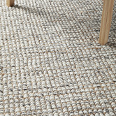 Network Rugs Natural &amp; Grey Hand-Loomed Wool-Blend Runner