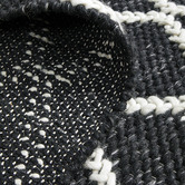 Network Rugs Black Lucy Hand-Loomed Wool-Blend Rug
