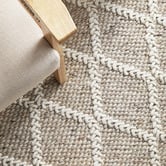 Network Rugs Natural Lucy Hand-Loomed Wool-Blend Rug