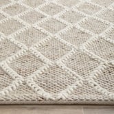 Network Rugs Natural Lucy Hand-Loomed Wool-Blend Rug