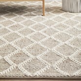 Network Rugs Natural Lucy Hand-Loomed Wool-Blend Rug