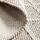 Network Rugs Natural Lucy Hand-Loomed Wool-Blend Rug