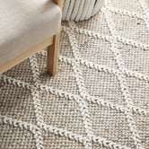 Network Rugs Natural Lucy Hand-Loomed Wool-Blend Rug