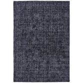 Network Rugs Denim Azure Textured Hand-Loomed Rug