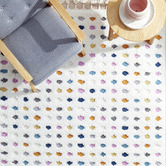 Network Rugs Soft Polka Mael Power-Loomed Shag Rug