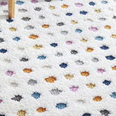 Network Rugs Soft Polka Mael Power-Loomed Shag Rug