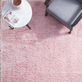 Network Rugs Pink Thrud Power-Loomed Shag Rug