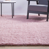 Network Rugs Pink Thrud Power-Loomed Shag Rug