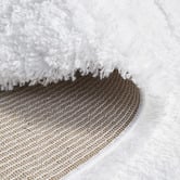 Network Rugs White Thrud Power-Loomed Shag Rug