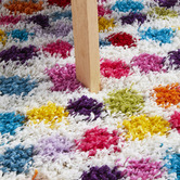 Network Rugs Vivid Polka Mael Power-Loomed Shag Rug