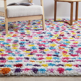 Network Rugs Vivid Polka Mael Power-Loomed Shag Rug