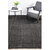 Network Rugs Grey Sienna Power-Loomed Shag Rug
