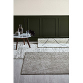 Network Rugs Ivory &amp; Charcoal Super Soft Moroccan-Style Rug