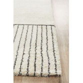 Network Rugs Ivory &amp; Charcoal Super Soft Metro Contemporary Rug