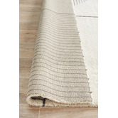 Network Rugs Ivory &amp; Charcoal Super Soft Metro Contemporary Rug