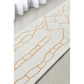 Network Rugs Gold Abigail Abstract Runner