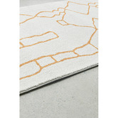 Network Rugs Gold Abigail Abstract Runner