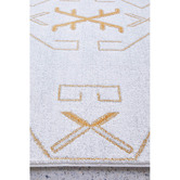 Network Rugs Gold Zoey Aztec Rug