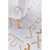 Network Rugs Gold Zoey Aztec Rug