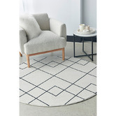 Network Rugs Bronson Contemporary Round Rug