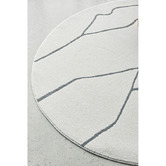 Network Rugs Grey Emery Abstract Round Rug