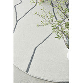 Network Rugs Grey Emery Abstract Round Rug