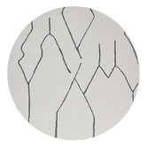 Network Rugs Grey Emery Abstract Round Rug