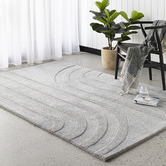 Network Rugs Grey Trail Hand-Tufted Wool &amp; Viscose Rug