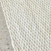 Network Rugs White Saxan Hand-Loomed Jute Rug