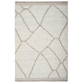 Network Rugs Idelig Hand-Woven Wool-Blend Rug