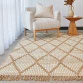 Network Rugs Natural Desmond Hand-Woven Jute Rug