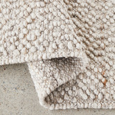 Network Rugs Natural Lindved Hand-Woven Wool-Blend Boucle Rug
