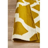 Network Rugs Flat Weave Trellis Design Gold White Rug