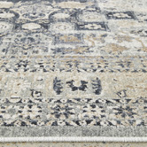 Network Rugs Mitzi Navy, Blue &amp; Cream Chenille Cotton Modern Rug