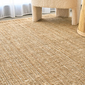 Network Rugs Natural Madras Marlo Hand-Loomed Jute Rug