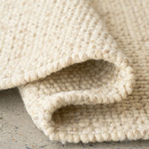 Network Rugs Cream Madras Parker Hand-Loomed Wool &amp; Jute Rug