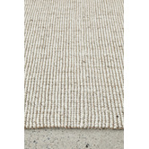 Network Rugs Beige Harlow Ariel Hand-Loomed Wool-Blend Rug