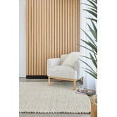 Network Rugs Cream Harlow Cove Hand-Loomed Wool-Blend Rug