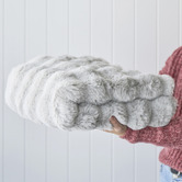 Network Rugs Silver Bubble Machine Washable Power-Loomed Rug
