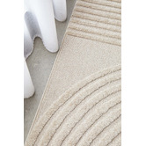 Network Rugs Beige Belle Curved Arches Runner