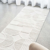 Network Rugs White Luca Runner