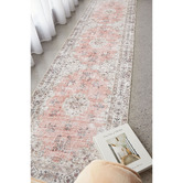 Network Rugs Coco Peach Ainsley Power-Loomed Runner