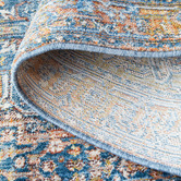 Network Rugs Rust Ameera Vintage-Style Power-Loomed Runner