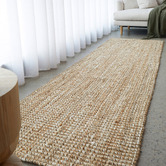 Network Rugs Natural Harlow Hunter Hand-Loomed Jute Runner